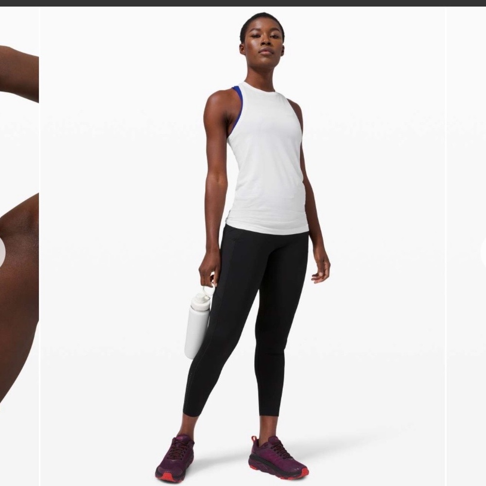 Lululemon high neck, Swiftly Tech Sun tank size 6. EUC.